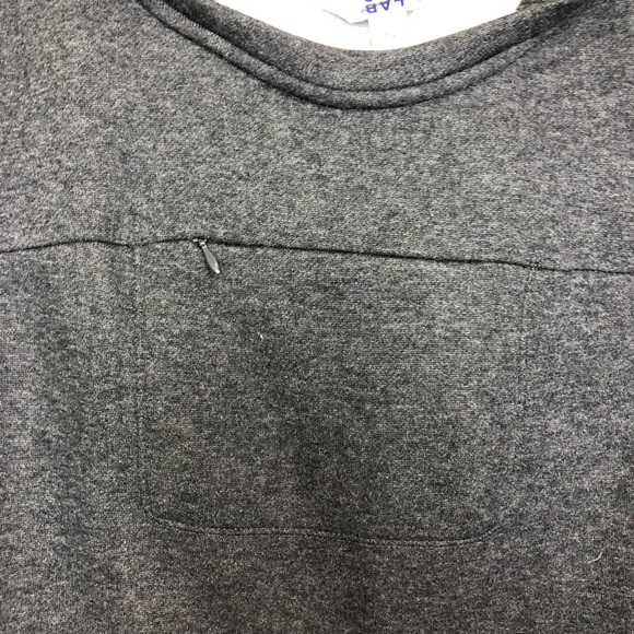 Joy Lab Sleeveless Hoodie Fleece Lined Hi Lo Style - Picture 3 of 8